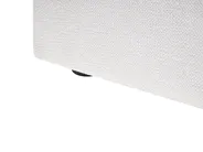 Ottoman Bed BASTON Fabric Off-White 160 x 200 cm (EU King Size)_997048