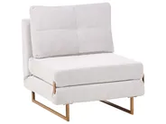 Single Sofa Bed JERSLEV Fabric Off-White_1009892