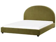 Bed Boucle VAUCLUSE 160 x 200 cm (EU King Size) Olive Green_977660