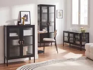 Vitriini GLEORA Metalli Musta_1091165