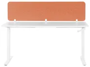 Desk Screen WALLY 180 x 40 cm Light Red_853270