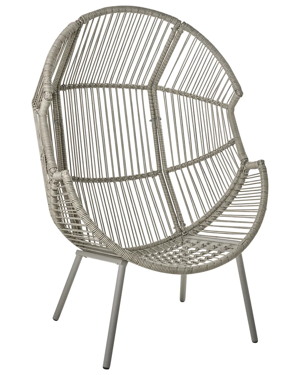 Garden Chair MURANO PE Rattan Grey_999795