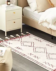 Matta KENITRA Off-White 80 x 150 cm Bomull_1178956