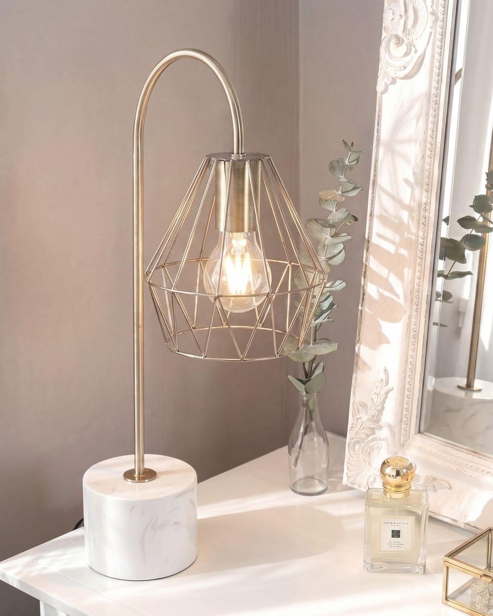 Bordlampe MOONI Metall Messing