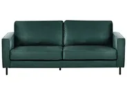 Soffa 3-sits SAVALEN Sammet Mörkgrön_964546