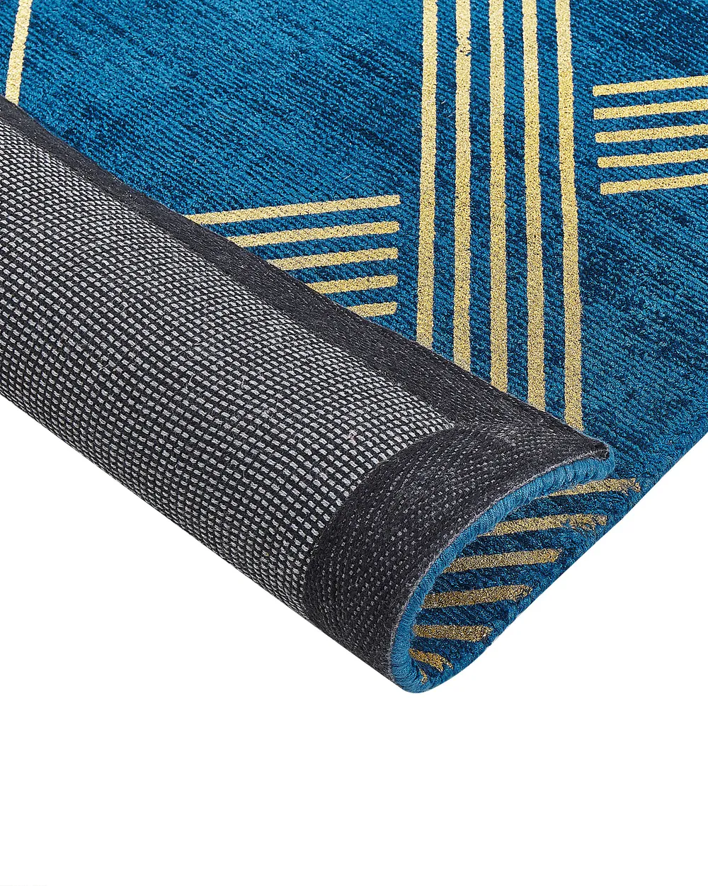 Rug VEKSE Blue 140 x 200 cm Viscose_806430