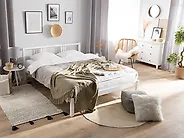 Sänky Mänty VANNES 180 x 200 cm Valkoinen_1172125