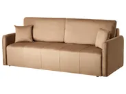 Bäddsoffa 3-sits EGGE Sammet Ljusbrun_1020930