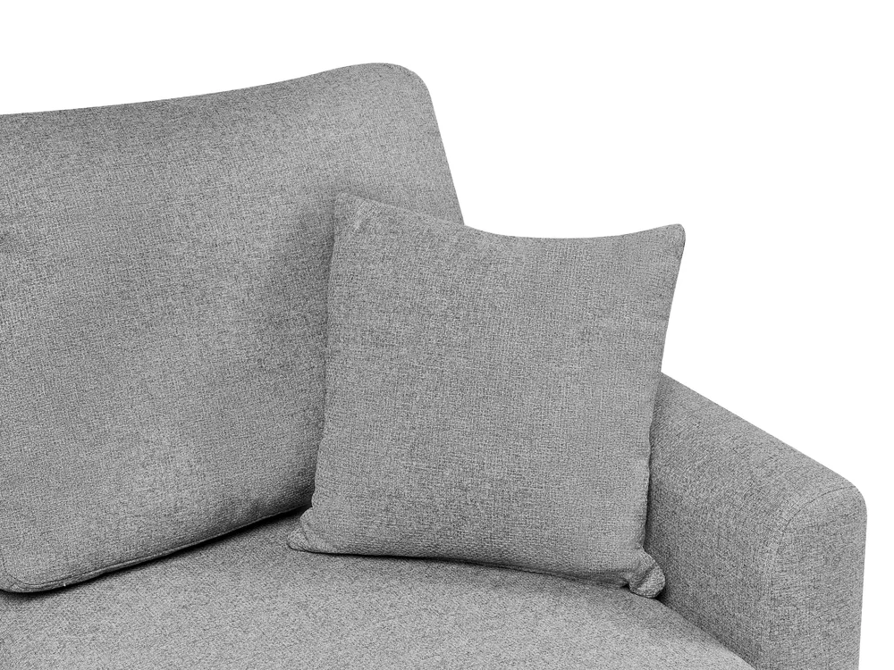 Hörnbäddsoffa 3-sits NASSJO Konstlinne Grå Vänstervänd_999931