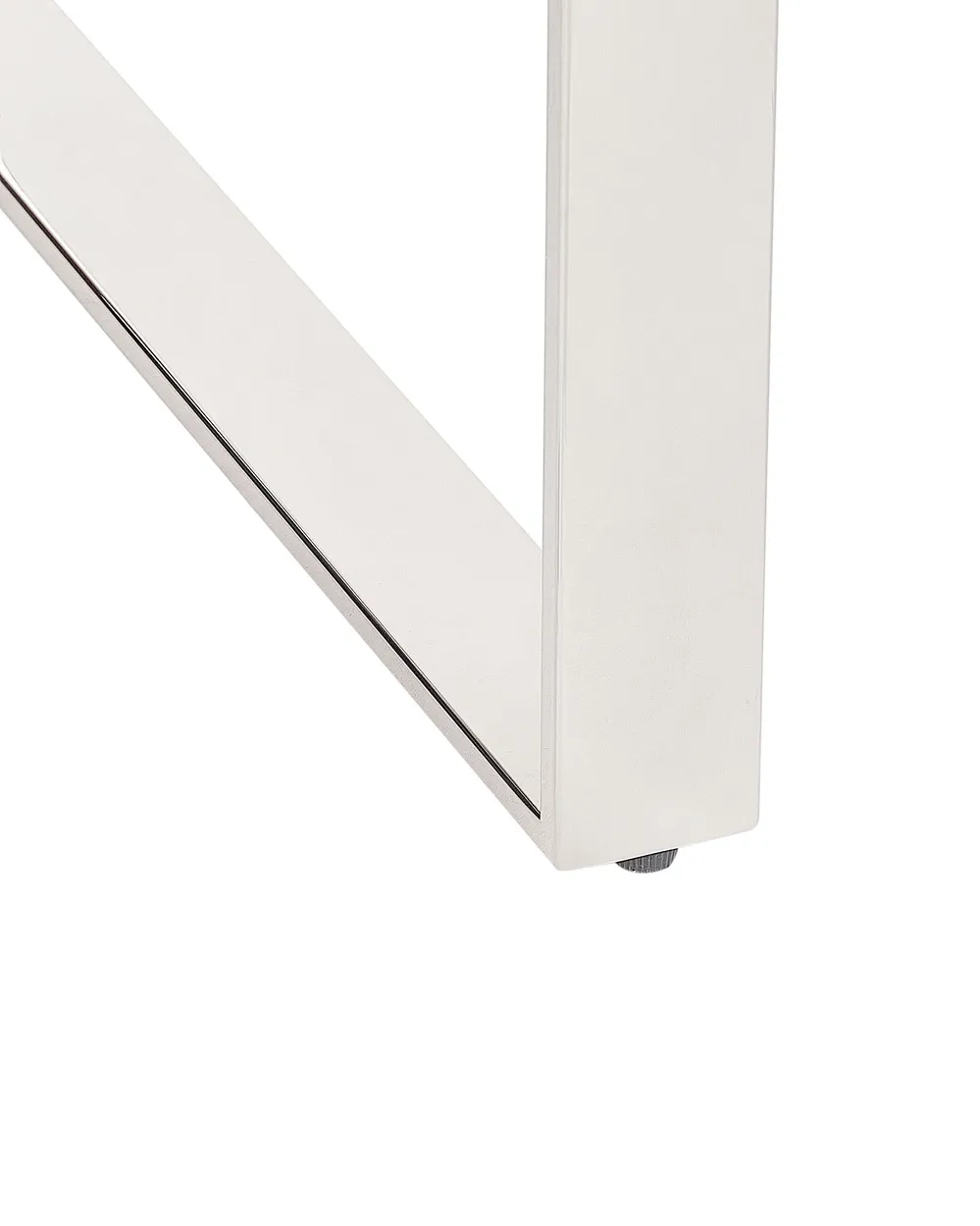 Console Table TILON Tempered Glass Silver_857835