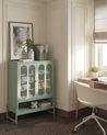 2 Door Sideboard SOLETTA Metal Mint Green