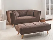 Soffa 2-sits HABO Mörkbrun_1077215