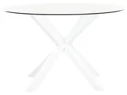 Garden Dining Set 4 Seater MALETTO/BUSSETO Metal White_956913