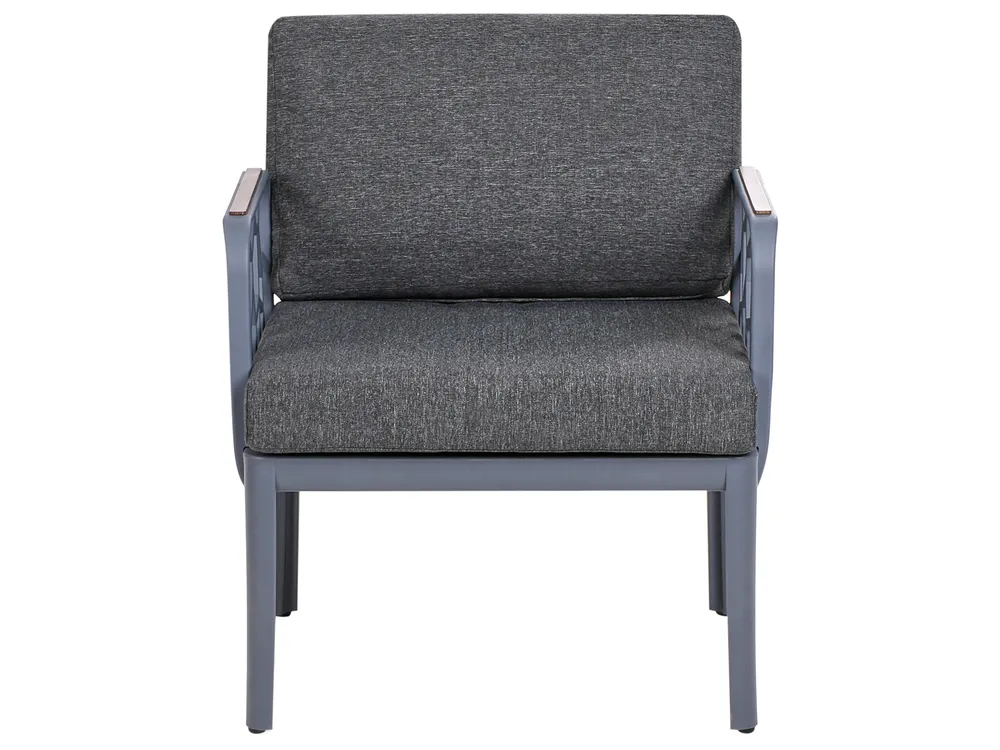 Trädgårdssoffgrupp 4-sits ERICHE Mörkgrå_978037