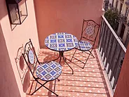 Bistro Set SIPONTO Metal White/ Blue_1155710