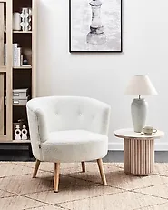 Armchair ODENZEN Boucle White_1175597