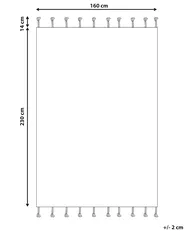 Matta AGADIR Off-White 160 x 230 cm Bomull_831348