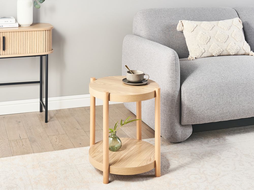 Side Table CONNELL Light Brown