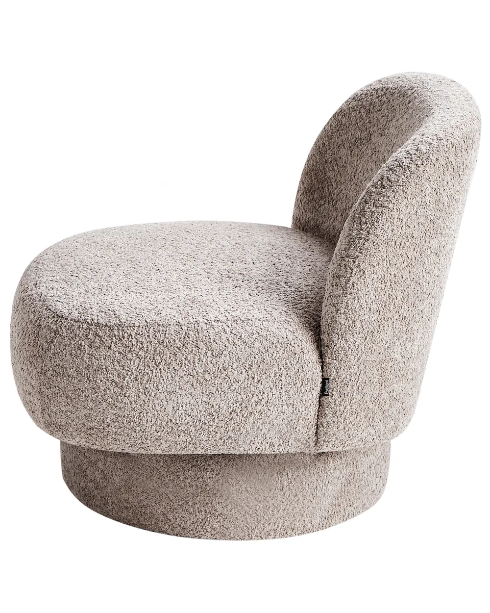 Swivel Armchair AYLO Boucle Taupe_963716
