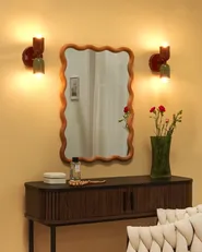 Set med 2 vägglampor TOPI Metall Röd/grön_987516