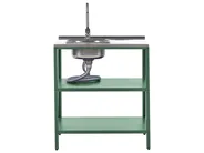 Outdoor Kitchen Island with Sink VILAMA Green_973790