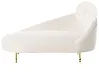 Right-Hand Chaise Longue VALREAS Boucle Off-White