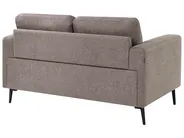 Living Room Set 7 Seater LOUSTO Fabric Brown_1044066