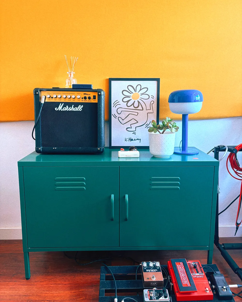Storage Unit URIA Metal Green_1046022