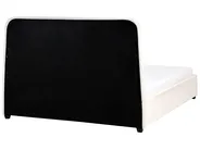 Säng med förvaringslådor SARDENT Bouclé Off-White 180 x 200 cm_1009203
