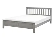 Säng med lamellram Furu MAYENNE 140 x 200 cm Grå_876629