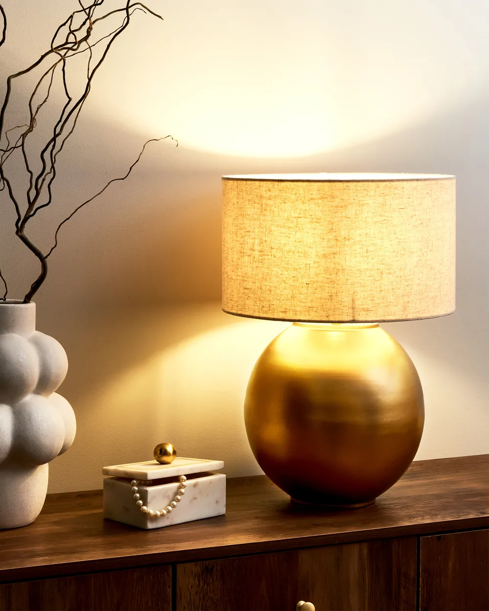 Table Lamp SOBRAMATI Metal Brass