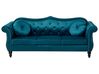 Sofa 3 Seater SKIEN Velvet Teal