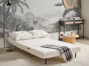 Bäddsoffa 2-sits JERSLEV Bouclé Off-White_1012066