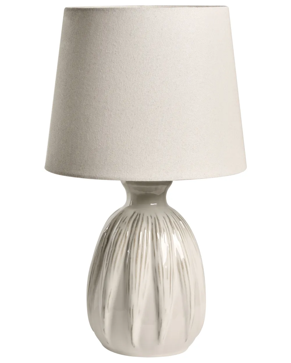 Table Lamp AGUAN Ceramic Light Beige