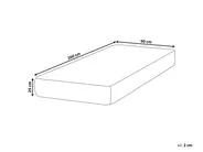 Latex Pocket Spring Mattress DAYDREAM LATEX HYBRID 7 PRO H3/4 Firm 90 x 200 cm (EU Single)_946307