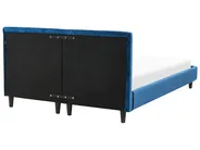 Bed Velvet FITOU 140 x 200 cm (EU Double) Dark Blue_875899