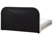 Waterbed Faux Linen LAVARDENS 160 x 200 cm (EU King Size) Taupe_971076