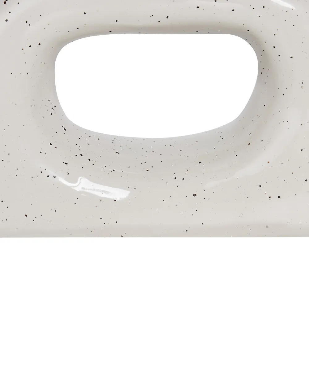 Blomstervase MOONEYE 19 cm Steintøy Off white_935235