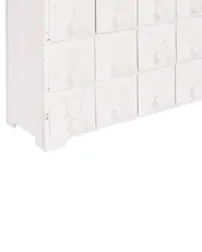 Christmas Decoration LED MUONIO 24 cm Advent Calendar White_939711