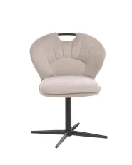 Sett med 2 stoler WORCESTER Chenille Beige_1161648