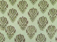 Throw Cushion RUNGIA 45 x 45 cm Velvet Green Floral Pattern_838208