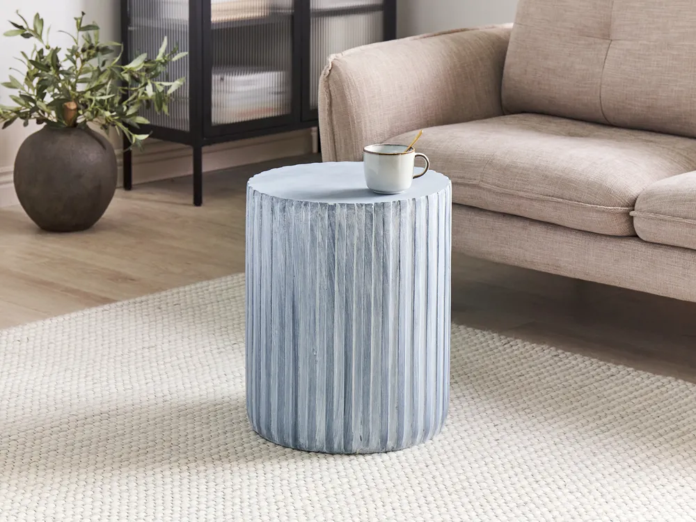 Side Table AMARO 39 cm 39 cm Grey_879268