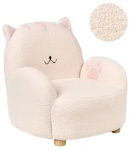 Kids Armchair Cat ZOAR Boucle Off-White_975900