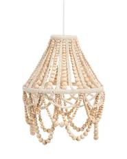 Chandelier MENIK Wood Light Brown_1003582