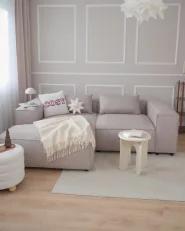 Hörnmodul BRANDE Ljusbrun Symmetrisk_1168387