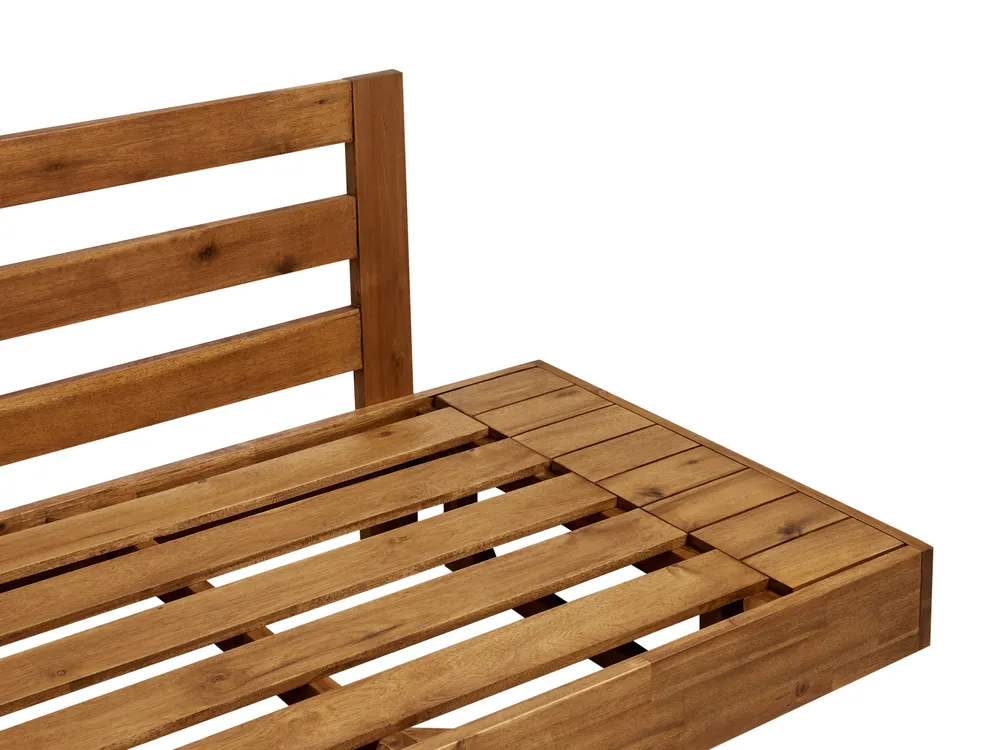 Garden Sofa 3 Seater MARETTIMO Certified Acacia Wood Off-White_953709