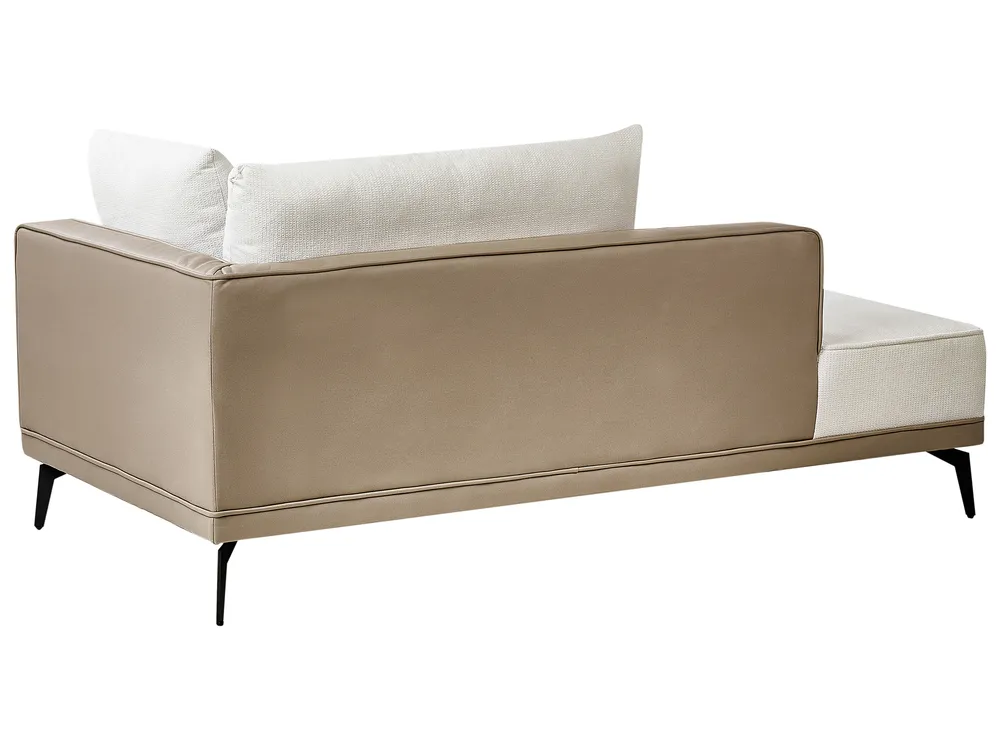 Corner Sofa 3 Seater MYKEN Fabric Off-White Right Hand_939637