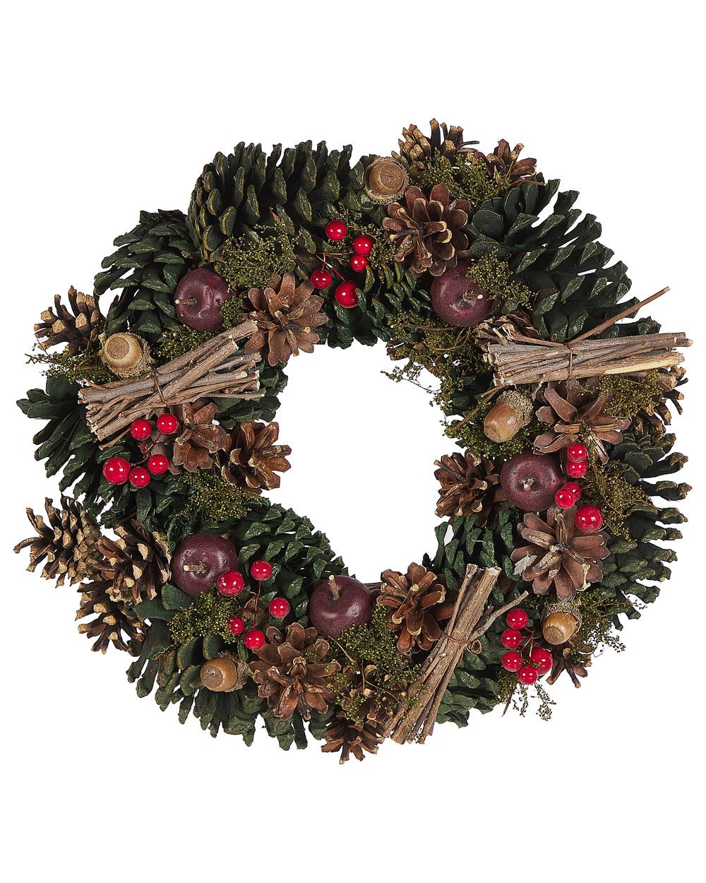 Julekrans NURMES 35 cm Grønn