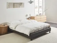 Electric Adjustable Bed Base BRUNOY 140 x 200 cm (EU Double) Grey_992636