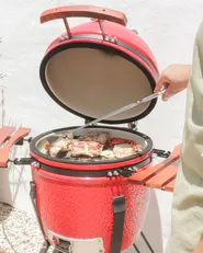 Hiiligrilli KAMADO Keramiikka Punainen_1119016